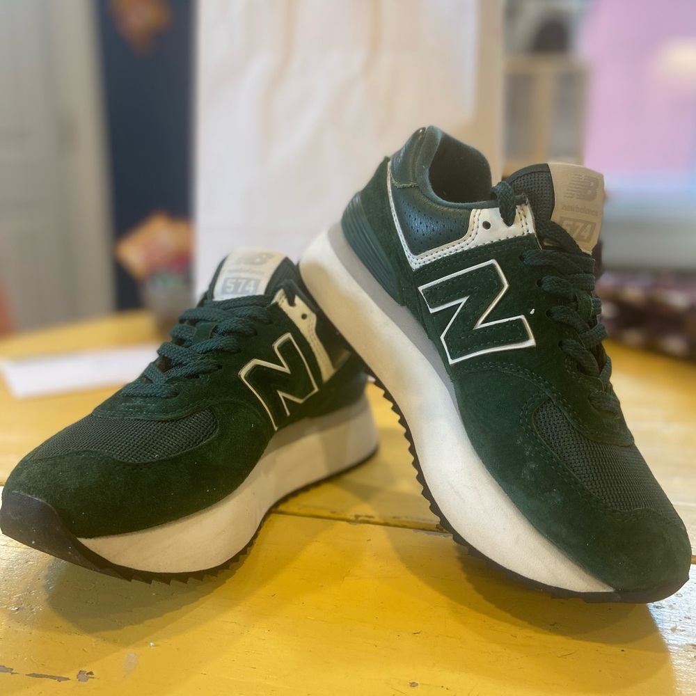 New Balance 574+ Platform Sz 7.5